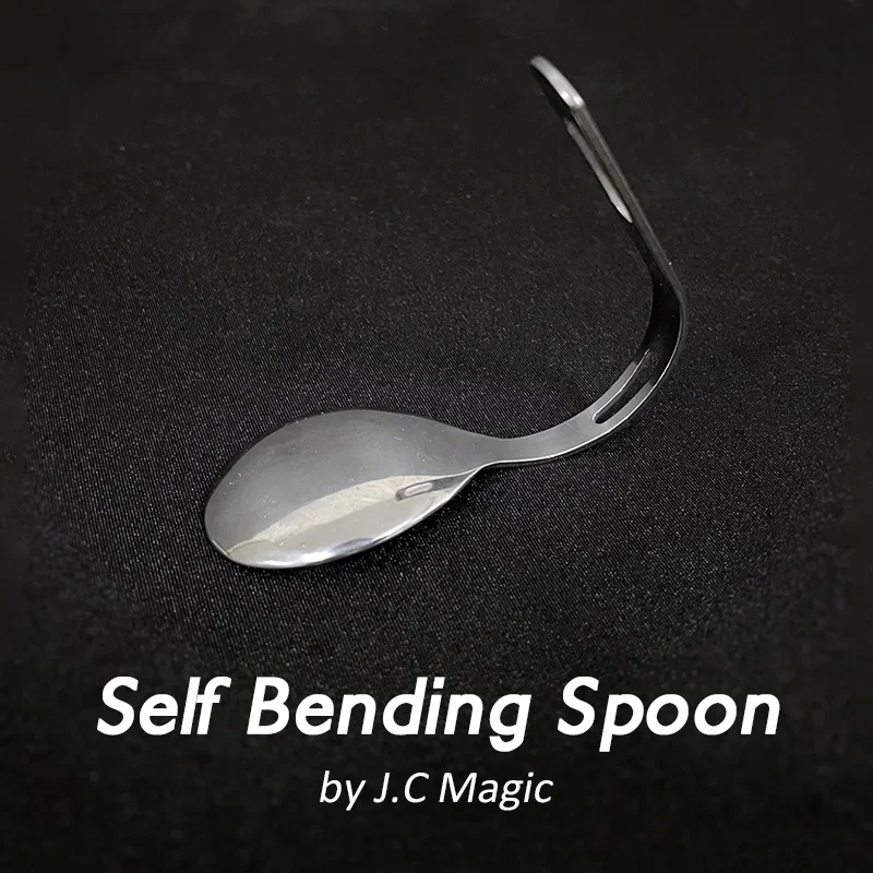 Self Bending Spoon by J.C Magic Tricks Bend A Spoon in Hand Stage Magic Mentalism Magia Magie Magicians Prop Accessory Illusion