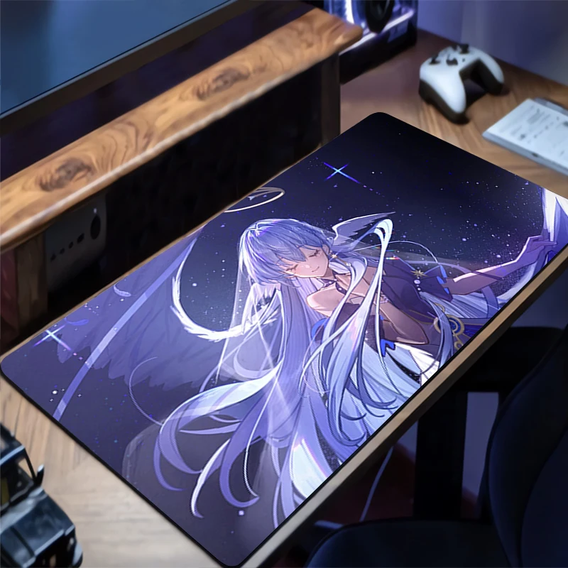 

Mouse Pad H-honkai Star Rail Robin Gaming Home Mousepad Keyboard Pad Office Carpet Laptop Mice Pad Accessories Desk Mat