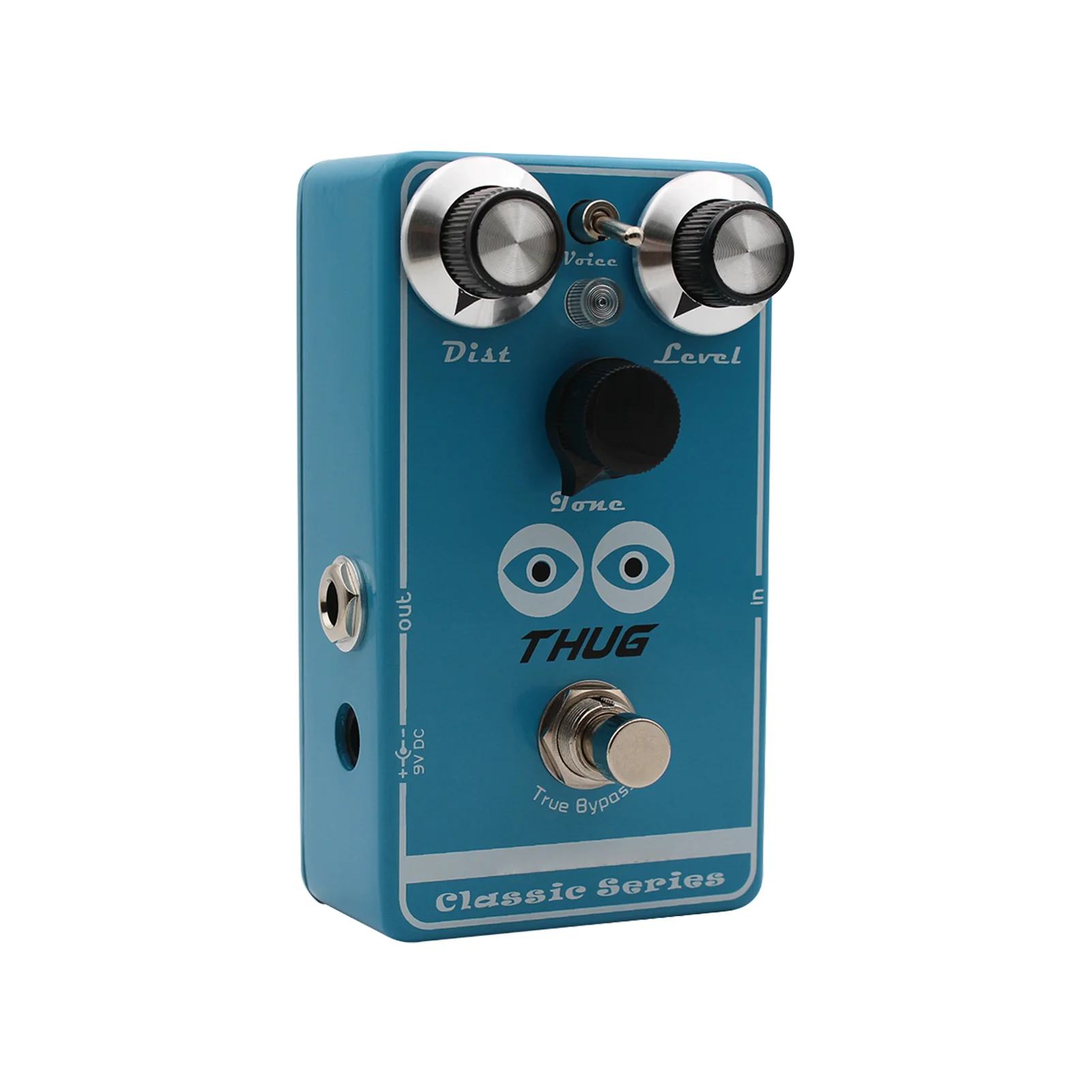 مكاسب عالية تشويه تأثيرات الغيتار دواسة 3 وضع لهجة التبديل قابل للتعديل كسب مُضخّم صوت محاكاة الصوت لمعدن البلوز