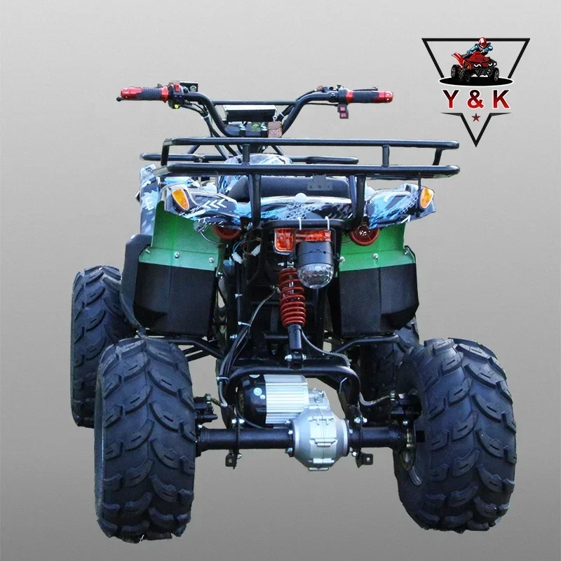 750W Shaft Driver ATV,48V 20a Electric Atv 4 Wheelers,Quad Bike Kids Motorcycle for Adults,timer Control for Commercial Rentals