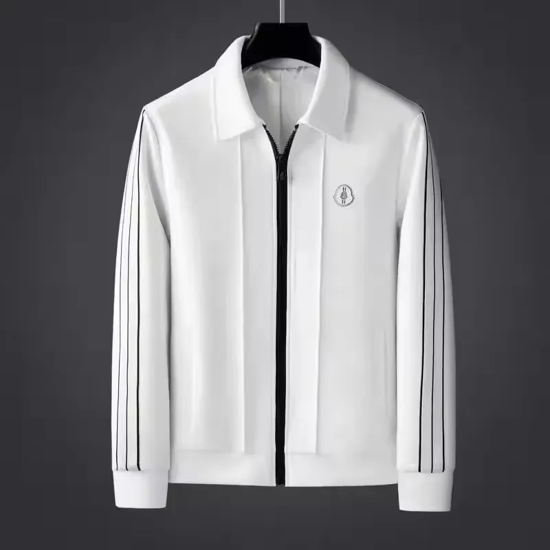 Spring Autumn New Trendy Sports Jacket And Pants Two Piece Set Men Fashionable Casual Sweatpants Sportswear Set