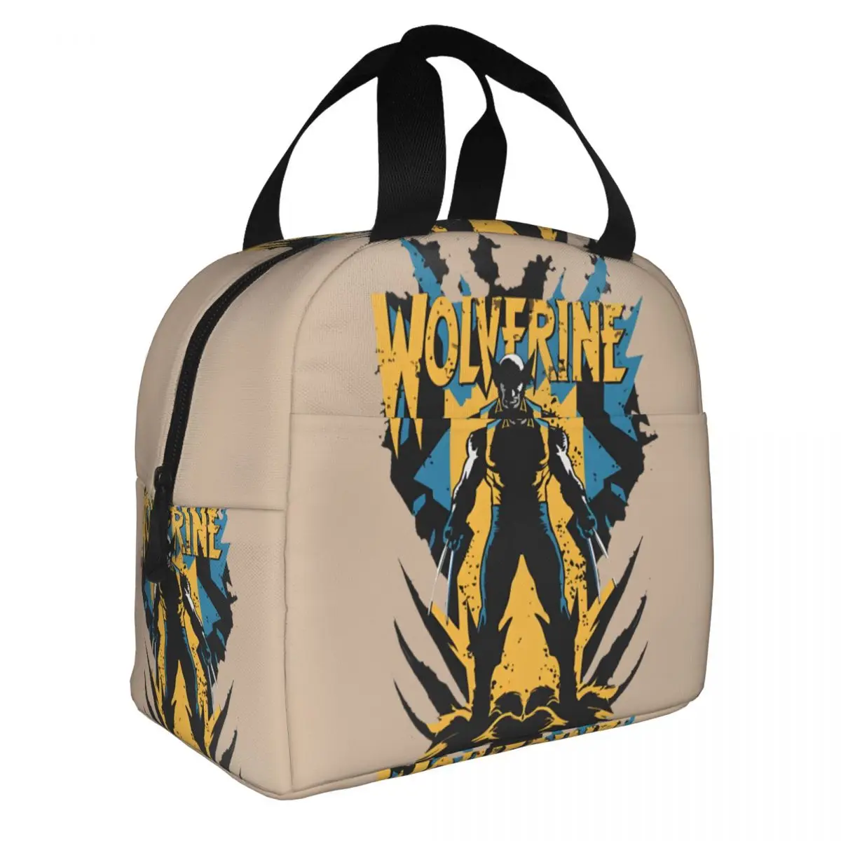 Wolverine Unleashed Insulation Rice Bag Disney Marvel Deadpool And Wolverine High Beverage School Lunch Container Large Capacity