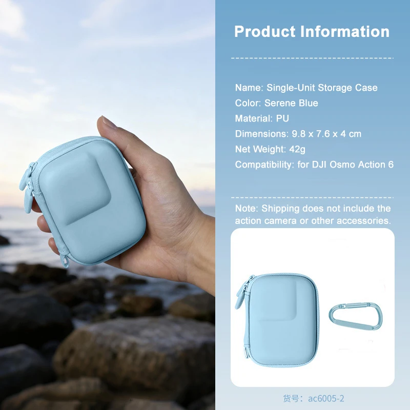 

Portable Mini Bag for DJI Osmo Action 6 Waterproof Storage Bag Protective Case storage case