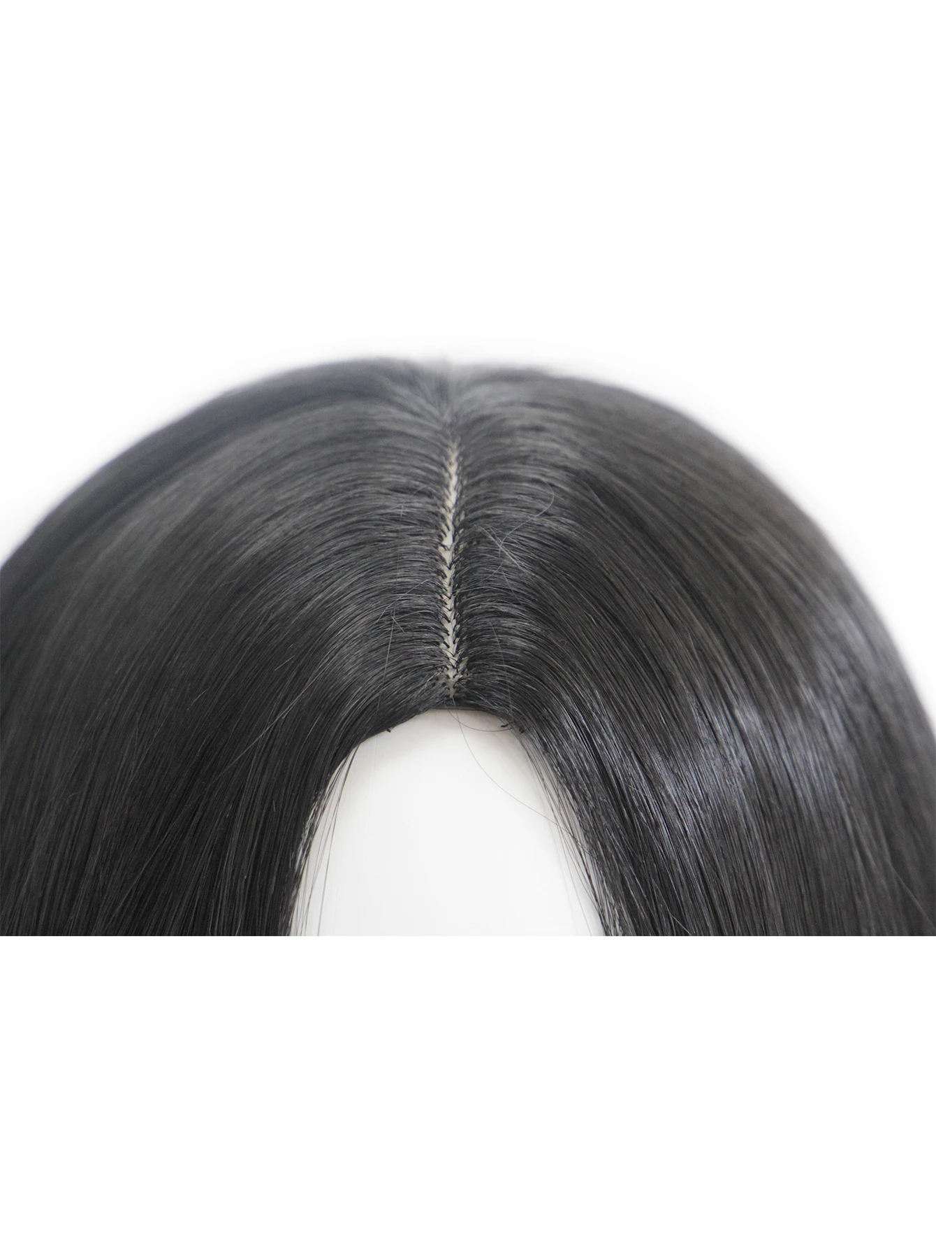 the Addams Family Movie Character Black Long Straight Synthetic Wig for Halloween Cosplay Wig Fit for Movie Show image 6