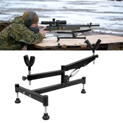 Gun Rifle Shooting Rest with Angle Adjustable Ambidextrous Frame , All Metal Front & Rear Gun Support for Shooting Range