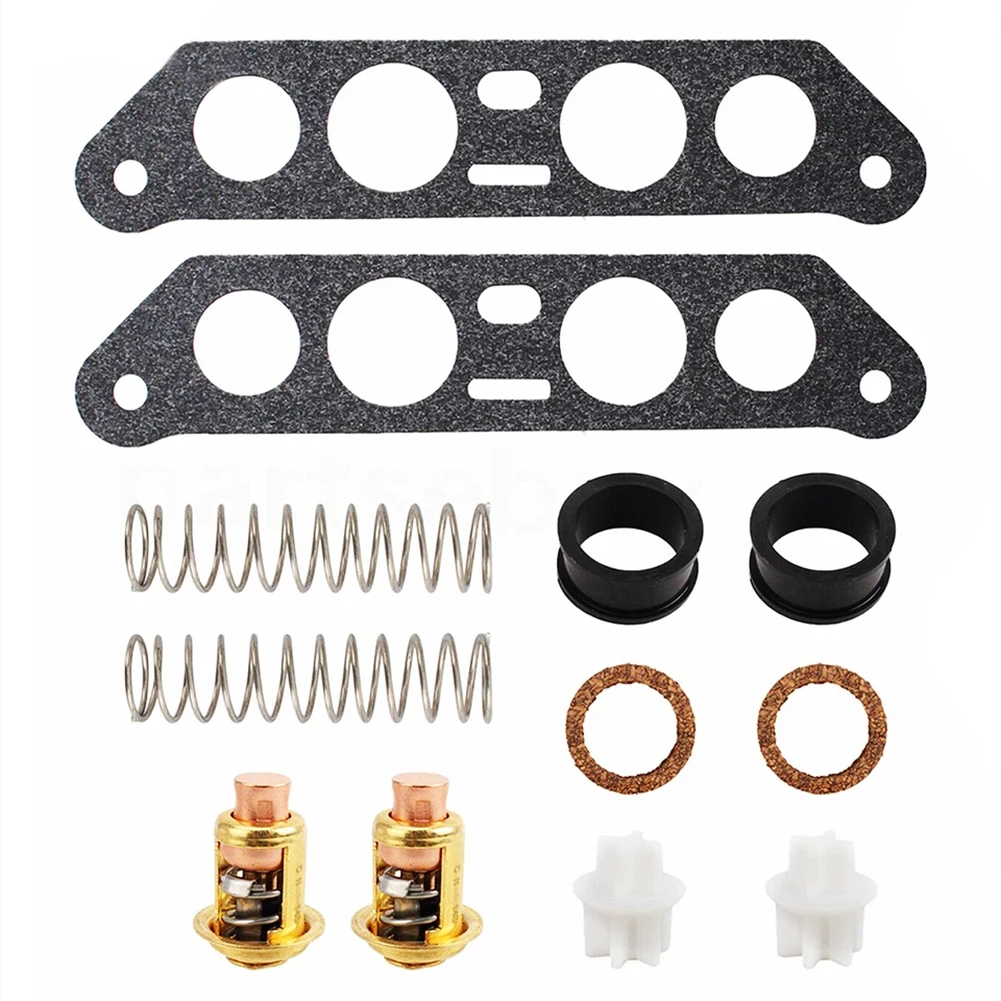 Engine Temperature Thermostat Kit For Outboard Motor Maintenance Compatible With Freshwater Applications For Marine Engines