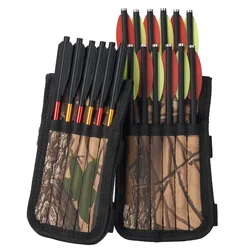 Mini 6.25 Inch Archery Crossbow Arrow Bag Portable Short Arrow Bag 6 12 Hold 6mm Arrows Bag Outdoor Shooting Hunting Accessories
