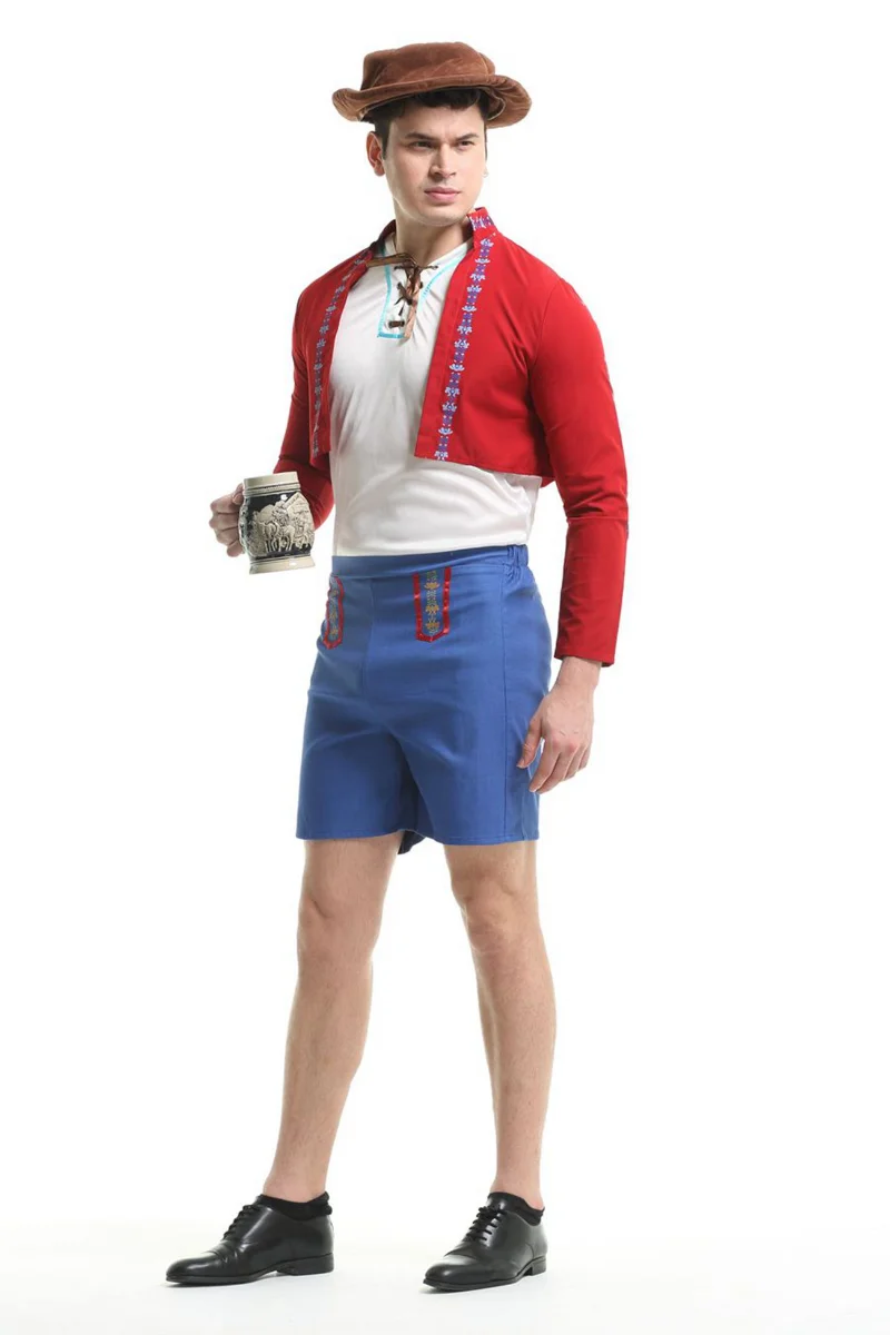 Europäisches Kultur-Festival-Kostüm Stierkämpfer-Cosplay-Anzug Deutsches Oktoberfest-Kostüm Spanisches Bühnen-Jacken-Outfit-Set – Detail 9