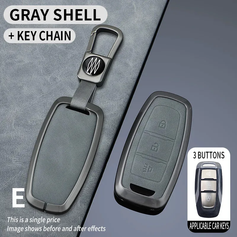 Zinc Alloy Car Key Case for dongfeng DFSK Paladin Ruiqi Rich 7 Pickup Truck Keychain Remote Cover Bag Shell Fob Accessories