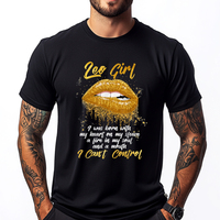 I'm a Leo Girl Shirt Funny Birthday for Women Harajuku Woman Eco-friendly and Healthy Cheap Casual