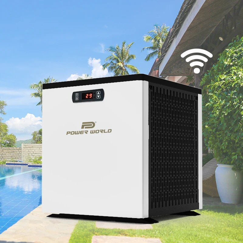 

Power World 3kw R32 pool hot water heater swimming pool heat pump heating system