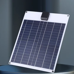 60W Solar Panel Complete Kit 12V Battery Charger Solar Cell Power Portable Outdoor Polysilicon Camp Travel Power Bank Phone