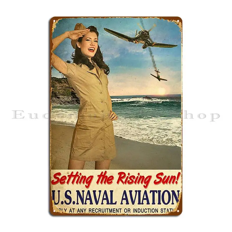 Naval Aviation Metal Sign Bar Printing Cinema Club Bar Wall Cave Tin Sign Poster