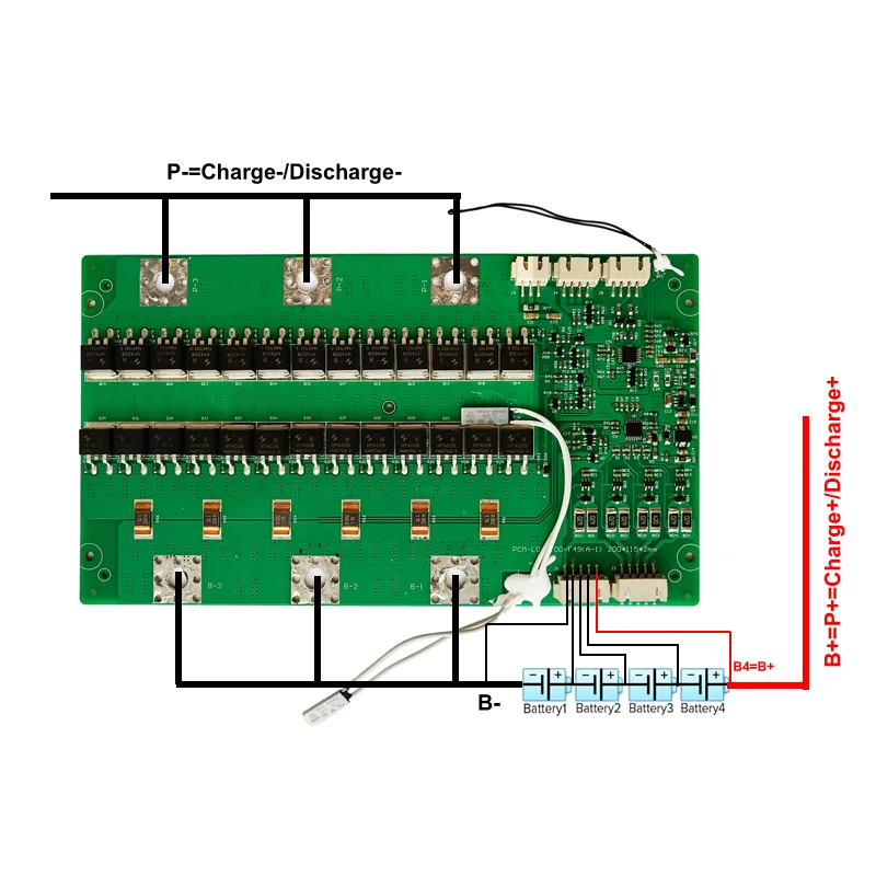 4S 100A BMS для аккумуляторов LiFePO4 12 В, хранилище солнечной энергии, тележки для гольфа, систем питания своими руками с связью I2C Bluetooth