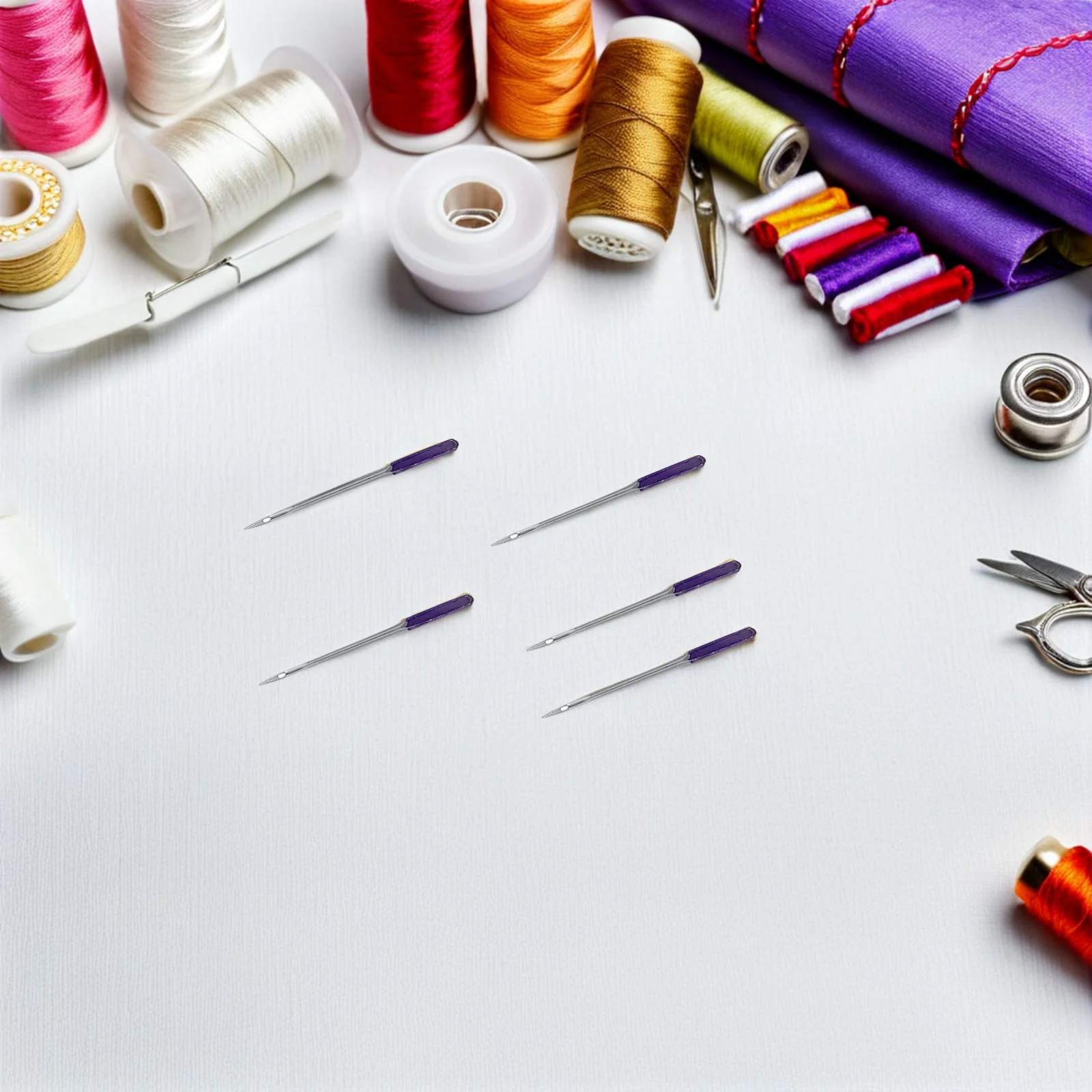 

48Pcs Sewing Machine Needles Pack Anti Jumping Needles for Electric Machines Reliable Performance on Thin Fabric Elastic