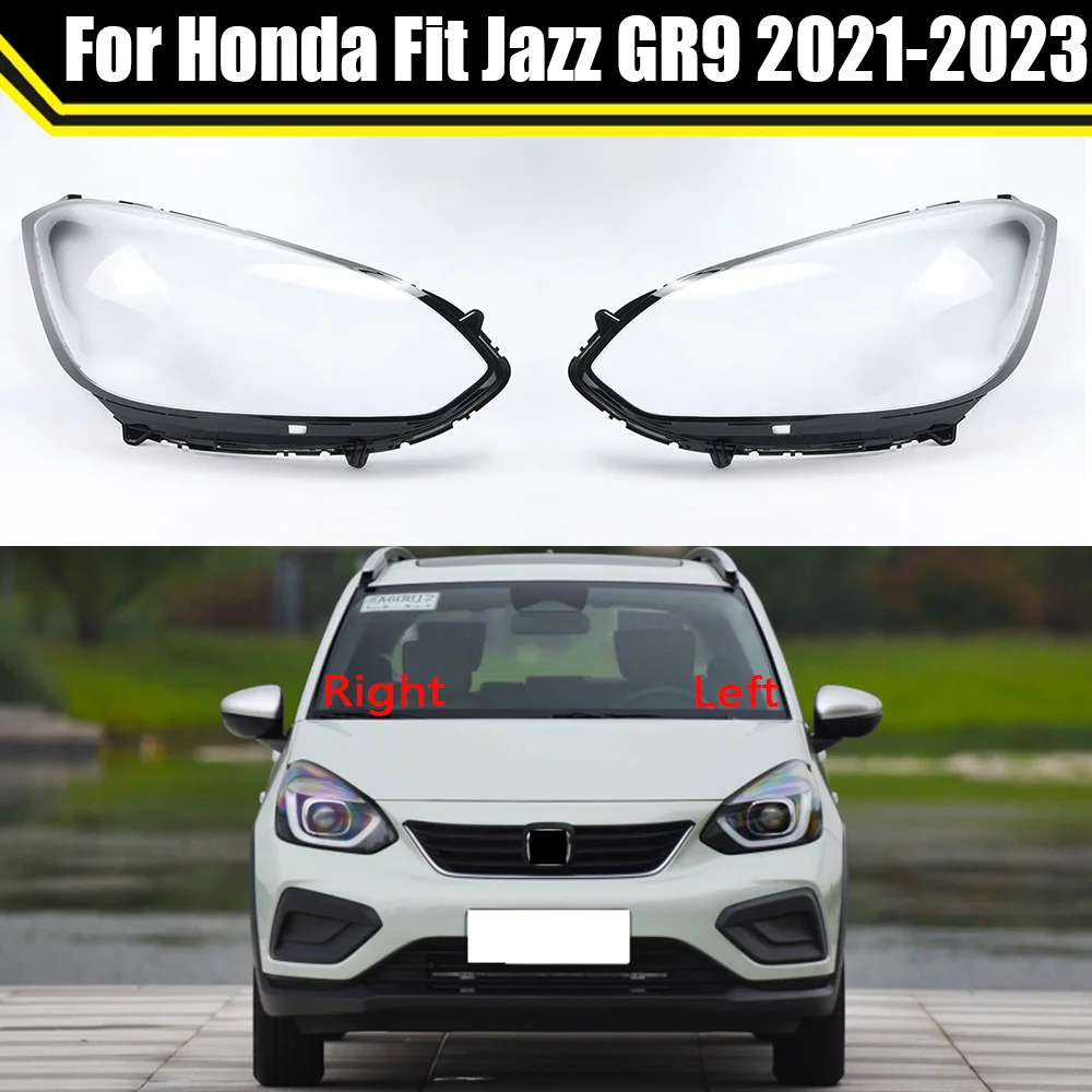 

Auto Light Caps For Honda Fit Jazz GR9 2021 2022 2023 Car Transparent Lampshade Lamp Shade Headlight Cover Glass Lens Shell