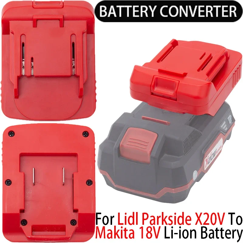 

Battery Adapter/Converter for Makita 18V Li-ion tools to Lidl Parkside X20V Li-ion Battery Adapter power tool accessories