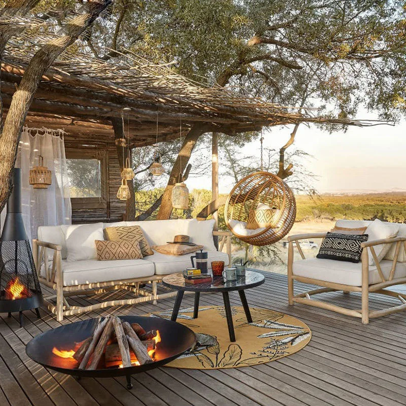 Hanging chair, rattan chair, hanging basket, lazy chair, single balcony, hotel, Internet celebrity, indoor and outdoor swing,