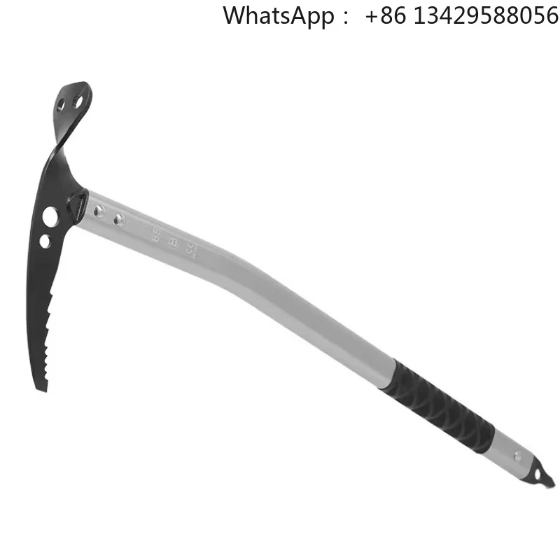 Professional Outdoor Aluminum Anti-Slip Ice Axe for Glacier Climbing & Mountaineering