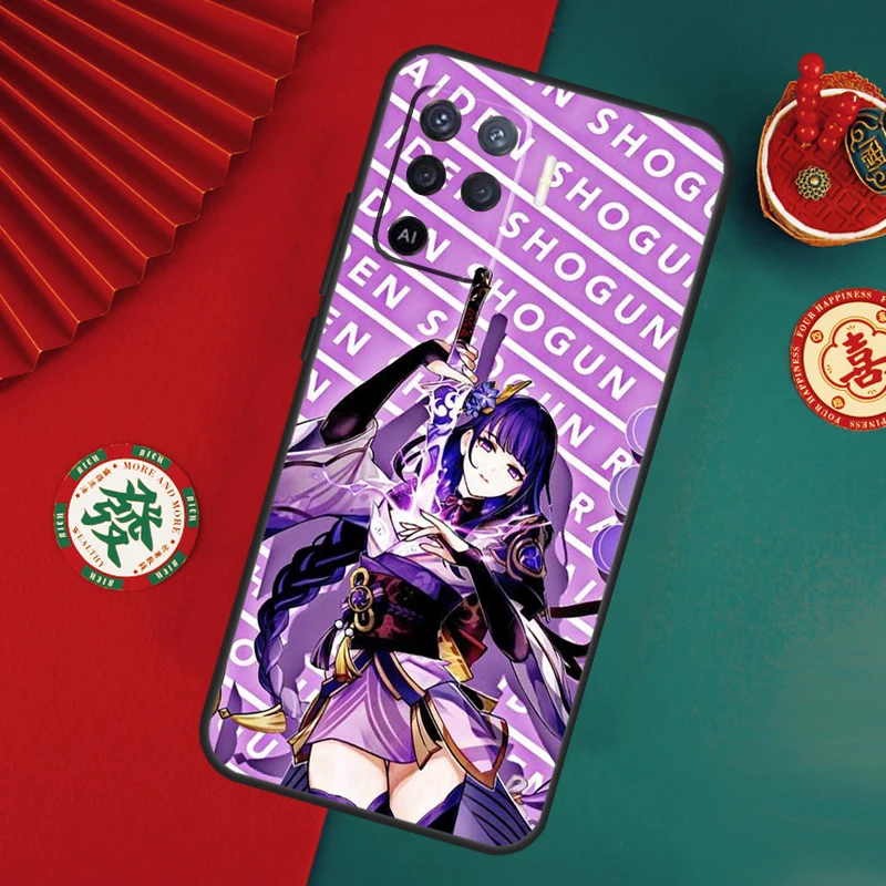 جينشين إمباكت رايدن شوغون حافظة لهاتف اوبو A78 A98 A58 A38 A18 A54 A74 A94 A80 A60 A40 A96 A76 A16 A15 A17 A57 A5 A6 Pro #5