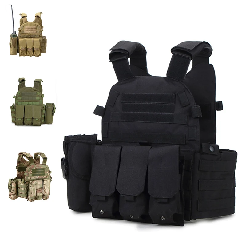 

Army Equipment Tactical Vest Hunting Airsoft Vest Military Gear Outdoor Paintball Police Body Armor Molle Vest For CS Wargame