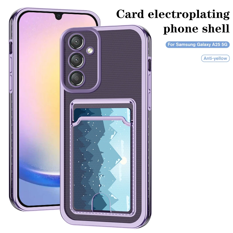 เคสฝาหลังแบบนิ่มสำหรับ Samsung Galaxy A25 5G กันกระแทกสำหรับ Samsung Sang A25 galaxya25 25A capas แบบใสเคสโทรศัพท์