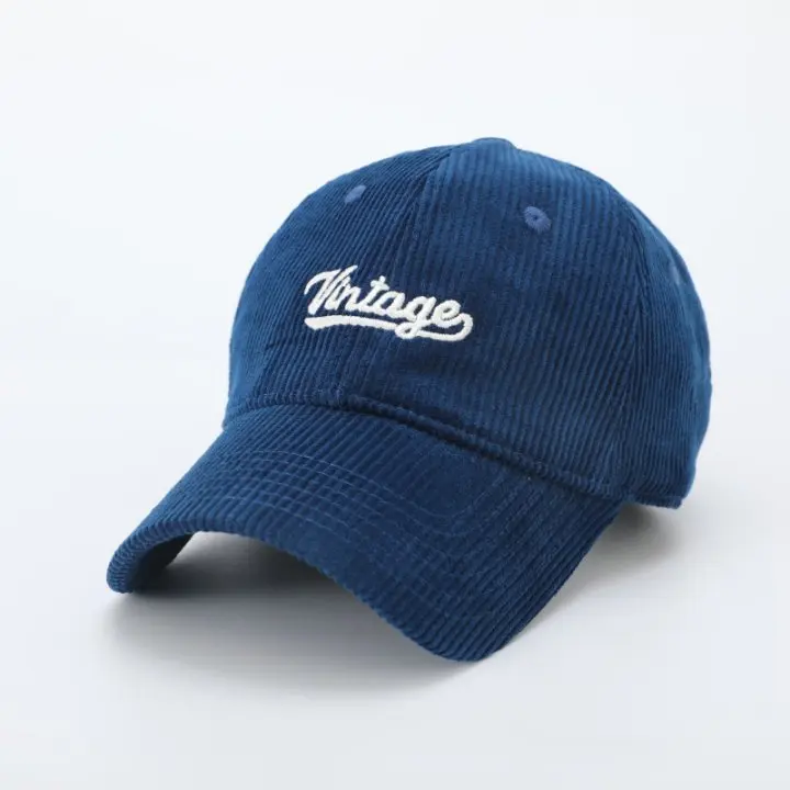 Vintage Cord Baseball Cap für Männer und Frauen Frühling Herbst Neue Brief Stickerei Outdoor Snapback Hut lässig Hip Hop Gorras – Detail 5