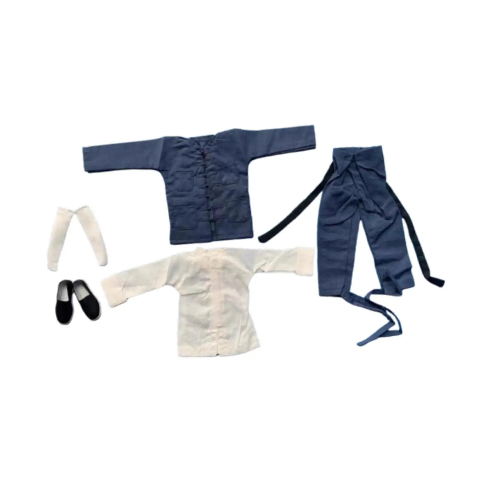 زي تانغ كونغ فو الموحد بمقياس 1/6 لنموذج دمية الجسم مقاس 12 بوصة