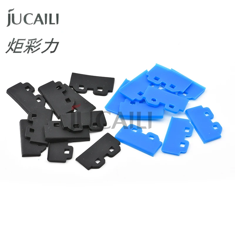 Jucaili 6Pcs Solvent Printer Rubber  For XP600 DX5 DX7 Print Head Blade for Mu_toh Ro_land Mi_ma_ki Cleaning Wiper Parts