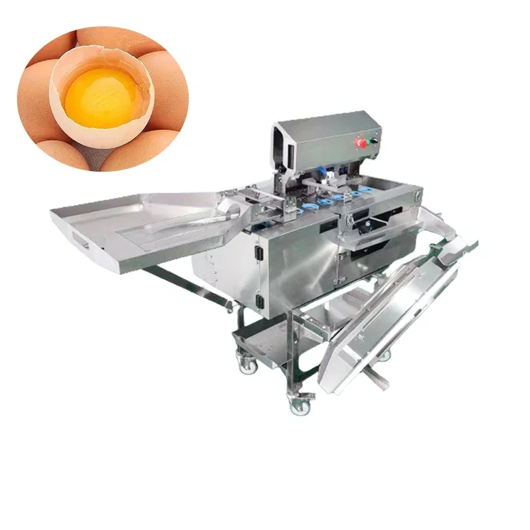 Eggshell Breaking Machine Egg Yolk Protein Separator Eggshell Separating Egg Cracking Machine