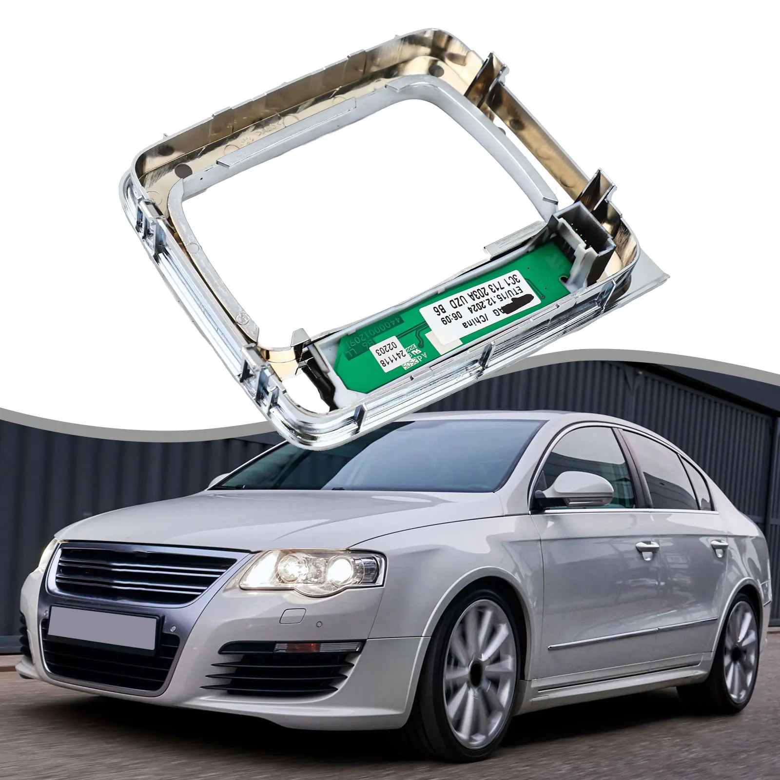 2011 for passat Accessories Black Chrome Frame Feature Non-Deformation Quality Automobile Accessories 2011 for