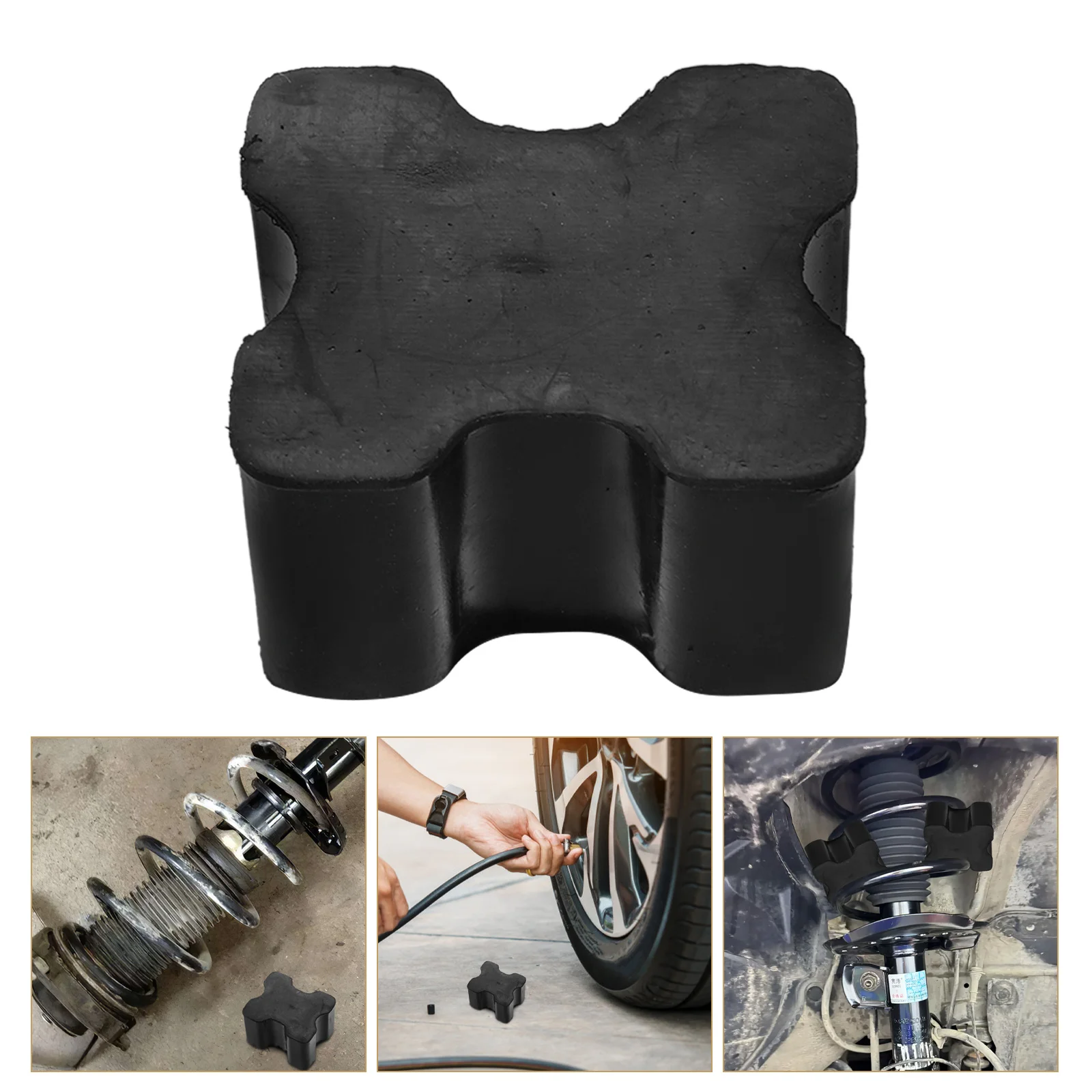 

4Pcs Black Spiral Spring Shock Absorber Pad Heavy Duty Coil Spring for 1-1.5 Inch Coil Springs Car Suspension Lift