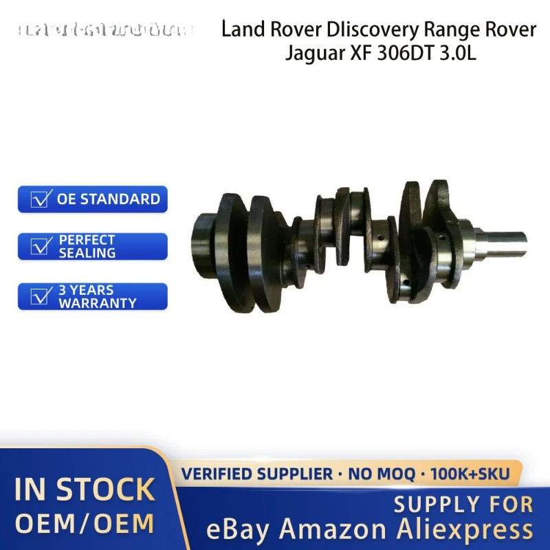 Linkteco Crankshaft + Main & Con-Rod Bearing & Oil Pump For Land Rover DIiscovery Range Rover Jaguar XF 306DT 3.0L 2009-2018