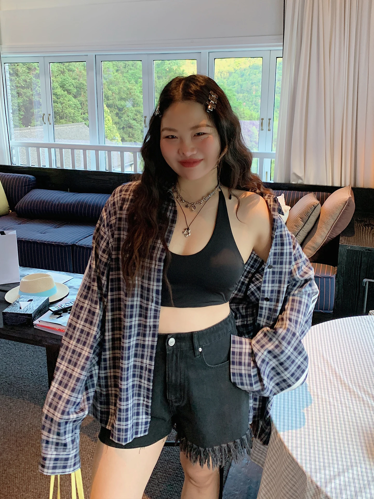 

Женская рубашка-жакет Dazi в клетку с надписью, с длинными рукавами, свободного кроя, премиум-класса, весна-лето, новая модная офисная одежда