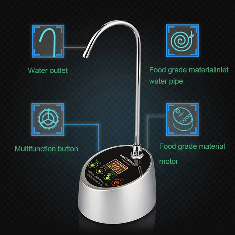 Dispenser air otomatis, pompa air meja pintar untuk rumah