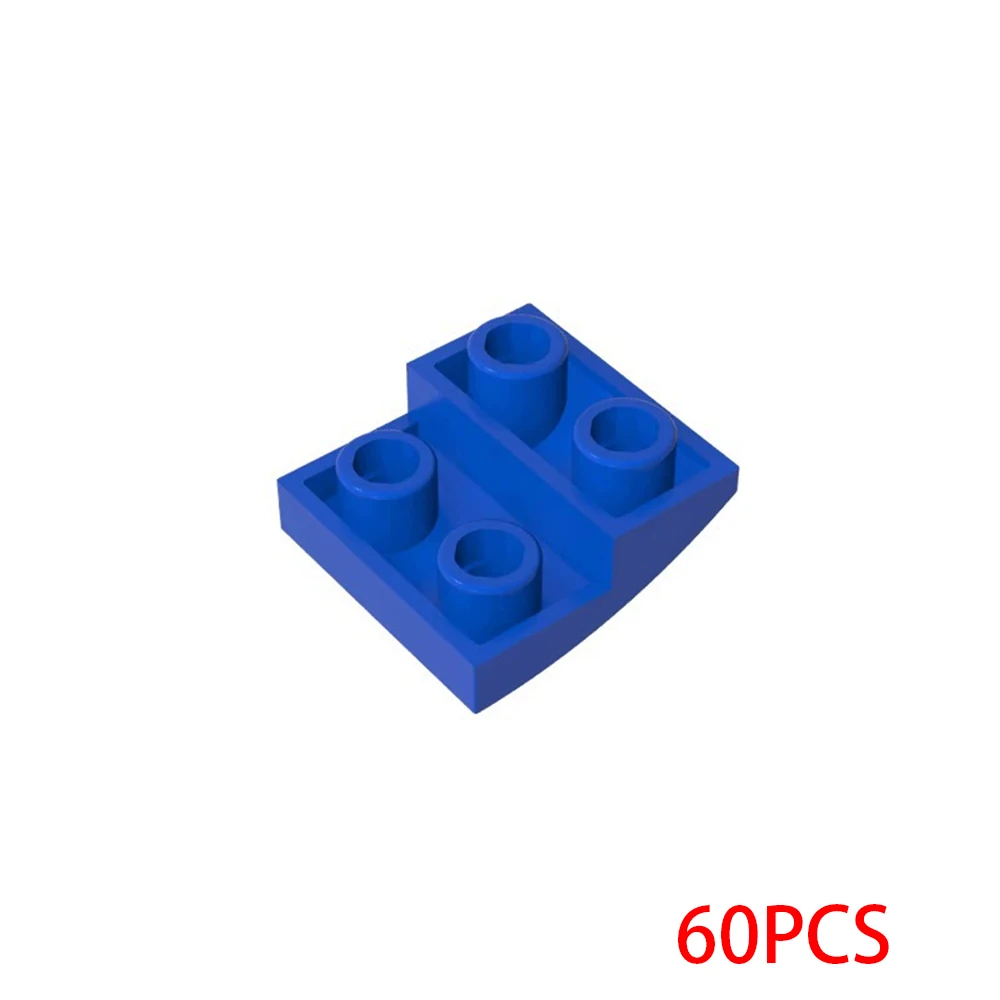 60pcs 32803 Curved 2 x 2 x 2/3 Inverted Bricks Collections Bulk Toys For Technical MOC DIY Building Blocks Kids Gifts