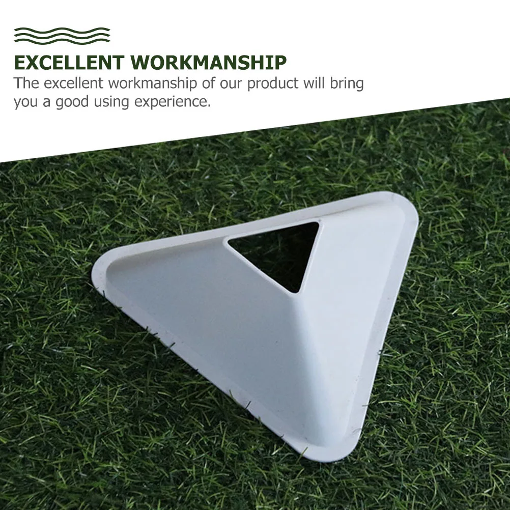 

20pcs Soccer Triangle Training Sign Discs Football Obstacle Durable Pe Sports Supply For Outdoor Fitness Training Accessory