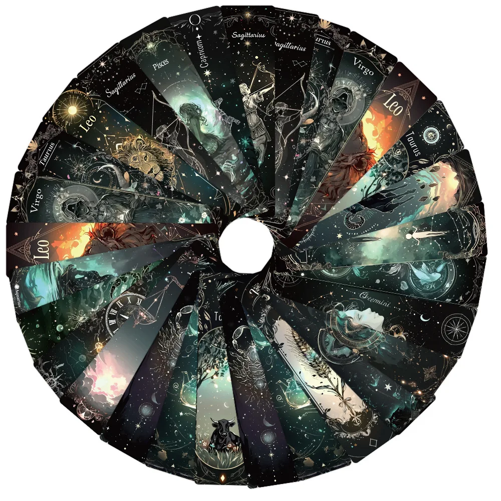 24 قطعة الإبداعية اثني عشر كوكبة الحيوان المرجعية صفحة الطالب قراءة كتاب الكتب المدرسية هدية مكتبة مكتب مجلة بطاقة التسمية #2