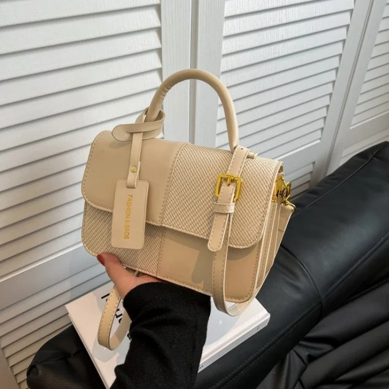 

Popular Classic Leather Women's Tote Bag High-End Luxury Brand Elegant Fashionable Elegant Stitchwork Vintage Daily Bag​