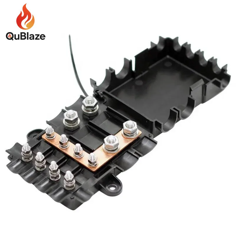 

PA66 M5 M8 Purple Copper L 6 Way Automotive Car Fuse Box Holder For MIDI MEGA