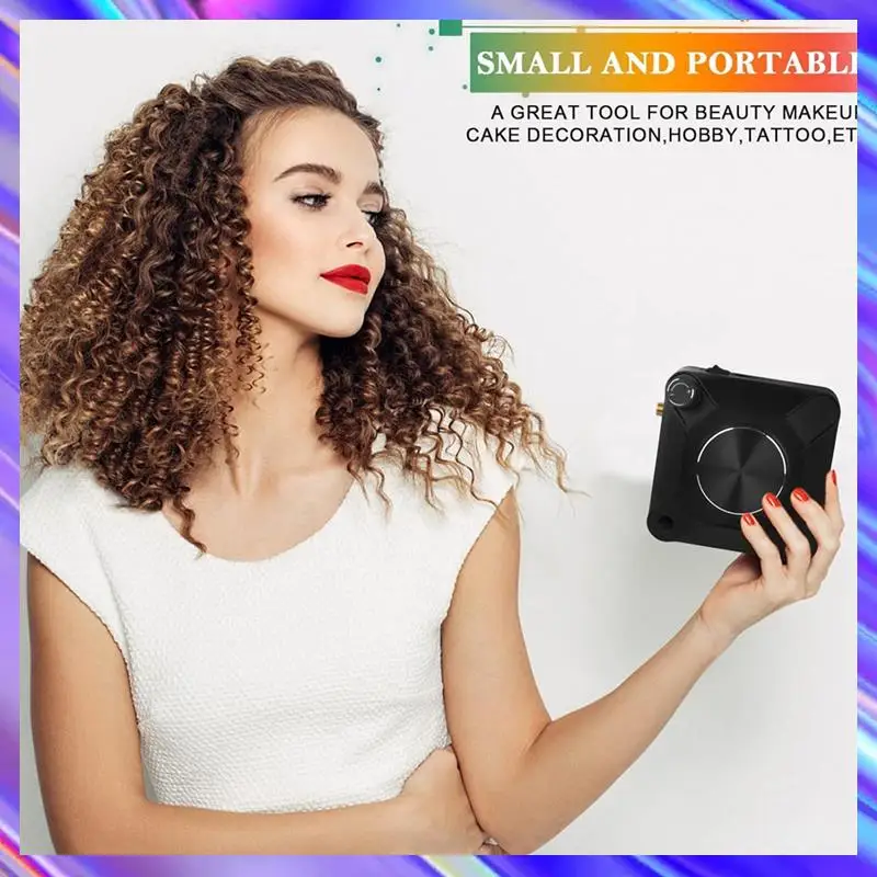 

40PSI Adjustable Output Airbrush Kit Dual Actionair Brush Compressor Kit For Painting Makeup Decoration Art Craft Easy Install
