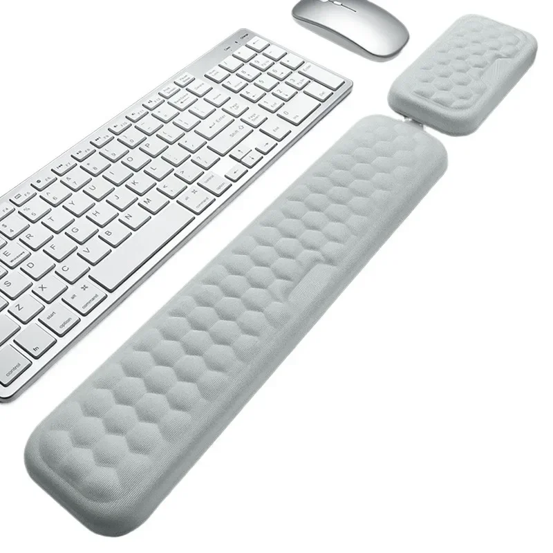 Office Keyboard Wrist Rest, Memory Foam Rebound Keyboard Pad, Computer Laptop Comfortable and Lightweight, Easy To Type