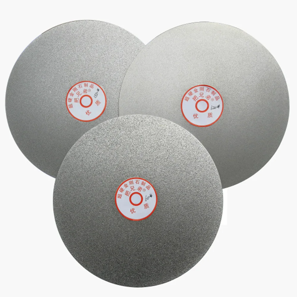 1PCS 6inch Diamond Grinding Disc Alloy Water Faceting Disc 12.7mm Holes Jewelry Jade Tungsten Steel Grinding Wheel