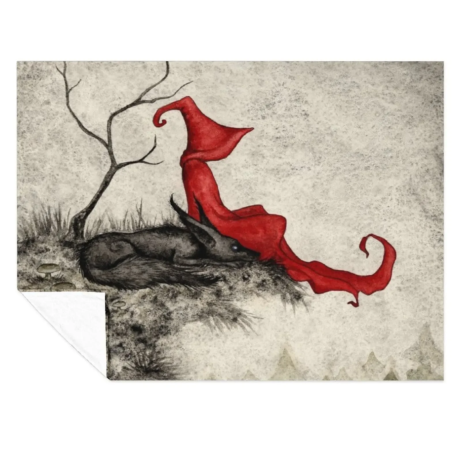 

Quiet Thoughts Throw Blanket Furry Custom Summer Beddings cosplay anime Blankets