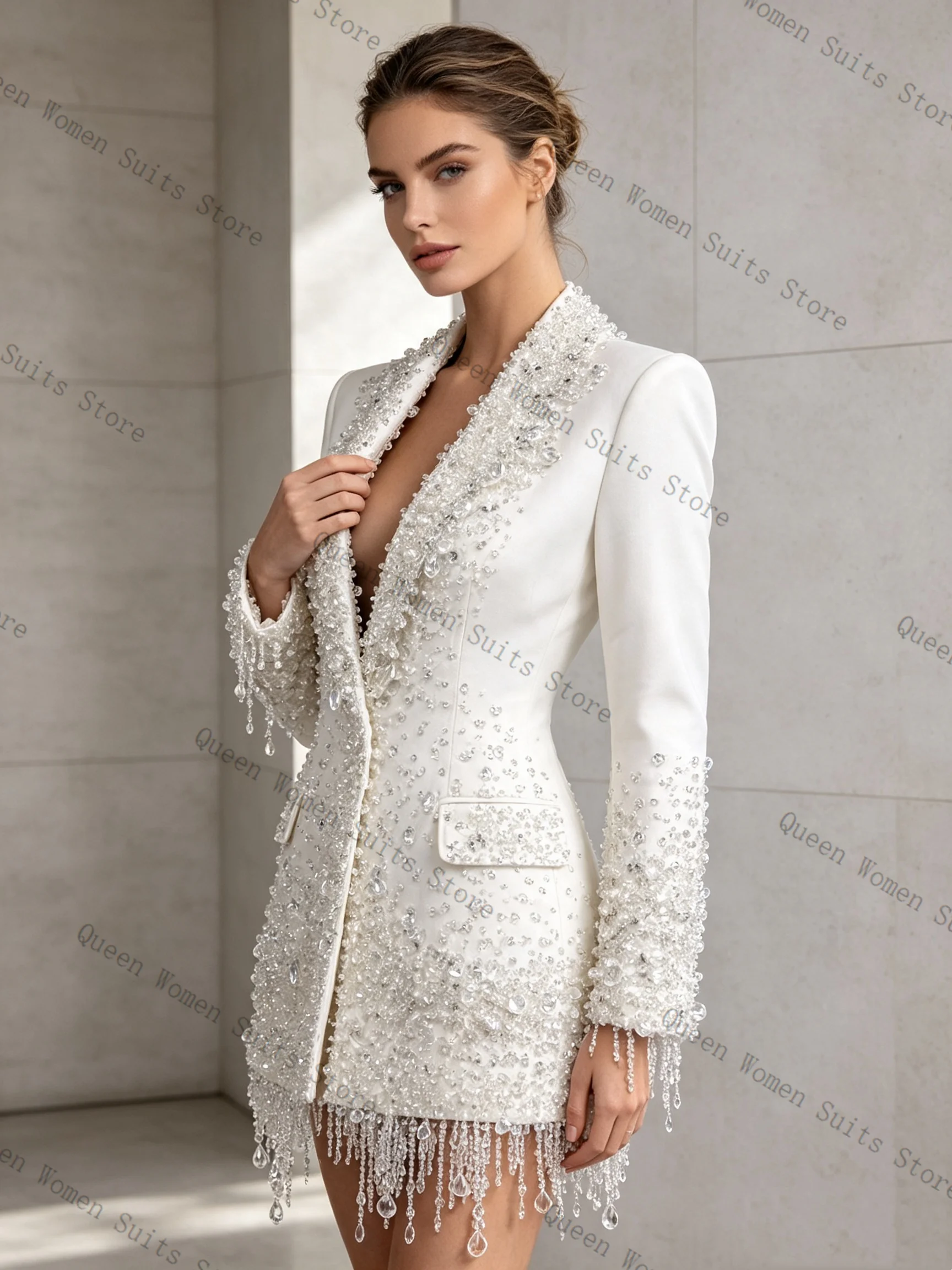 Conjunto de Traje Formal de Lu - Women Luxury Formal Wear reseña y precio