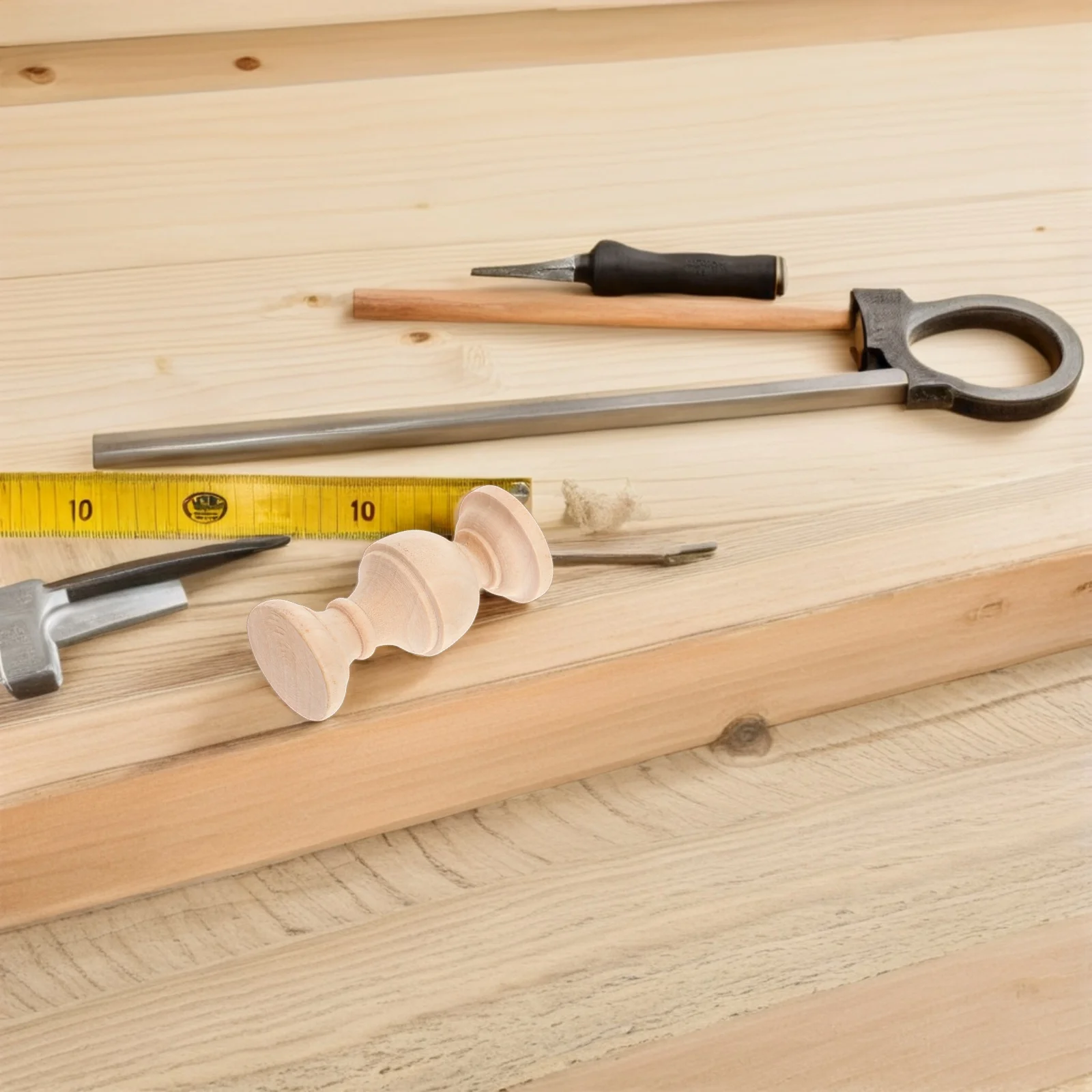 

4Pcs Small Arch Bridge Wood Balusters European Style Decorative Railings Home Furnishing Entry Table Coffee Table Decor