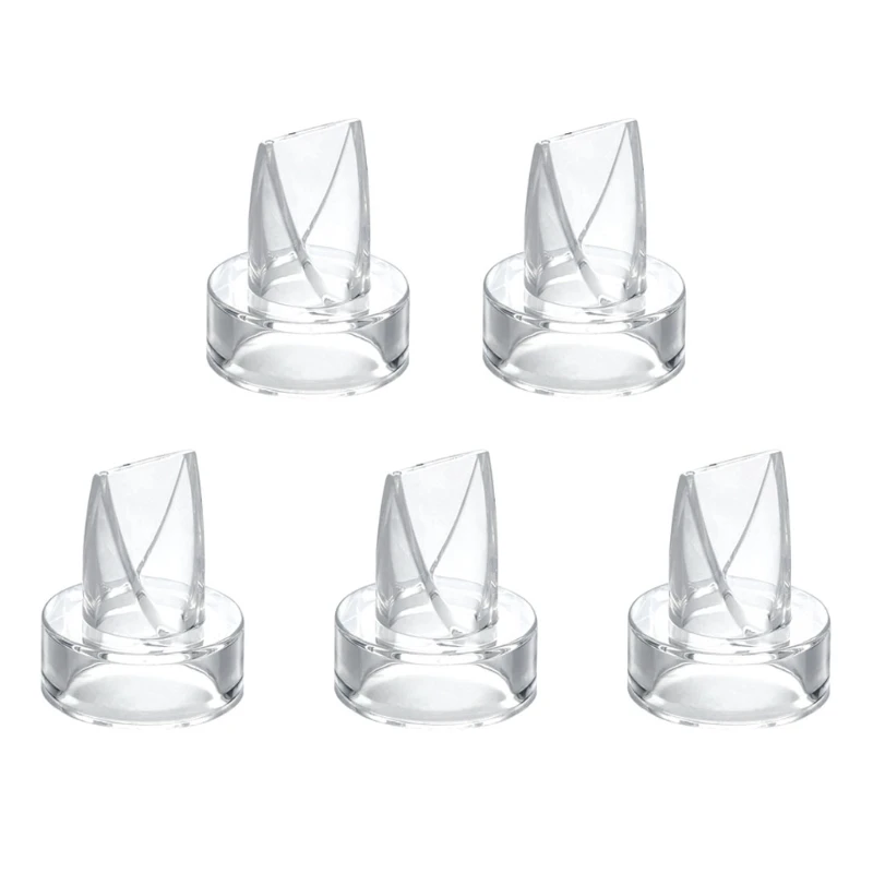 

B2EB 5 Pcs Silicone Duckbill Valves Electric Breastpump Parts Baby Feeding Nipple Replacement