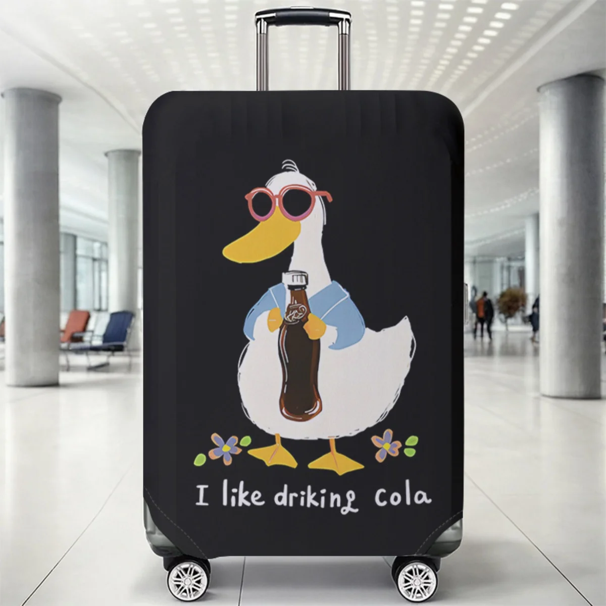 

Animal pattern luggage protection cover, set suitable for 18-32 inch luggage cover, suitcase handle cover, travel accessories