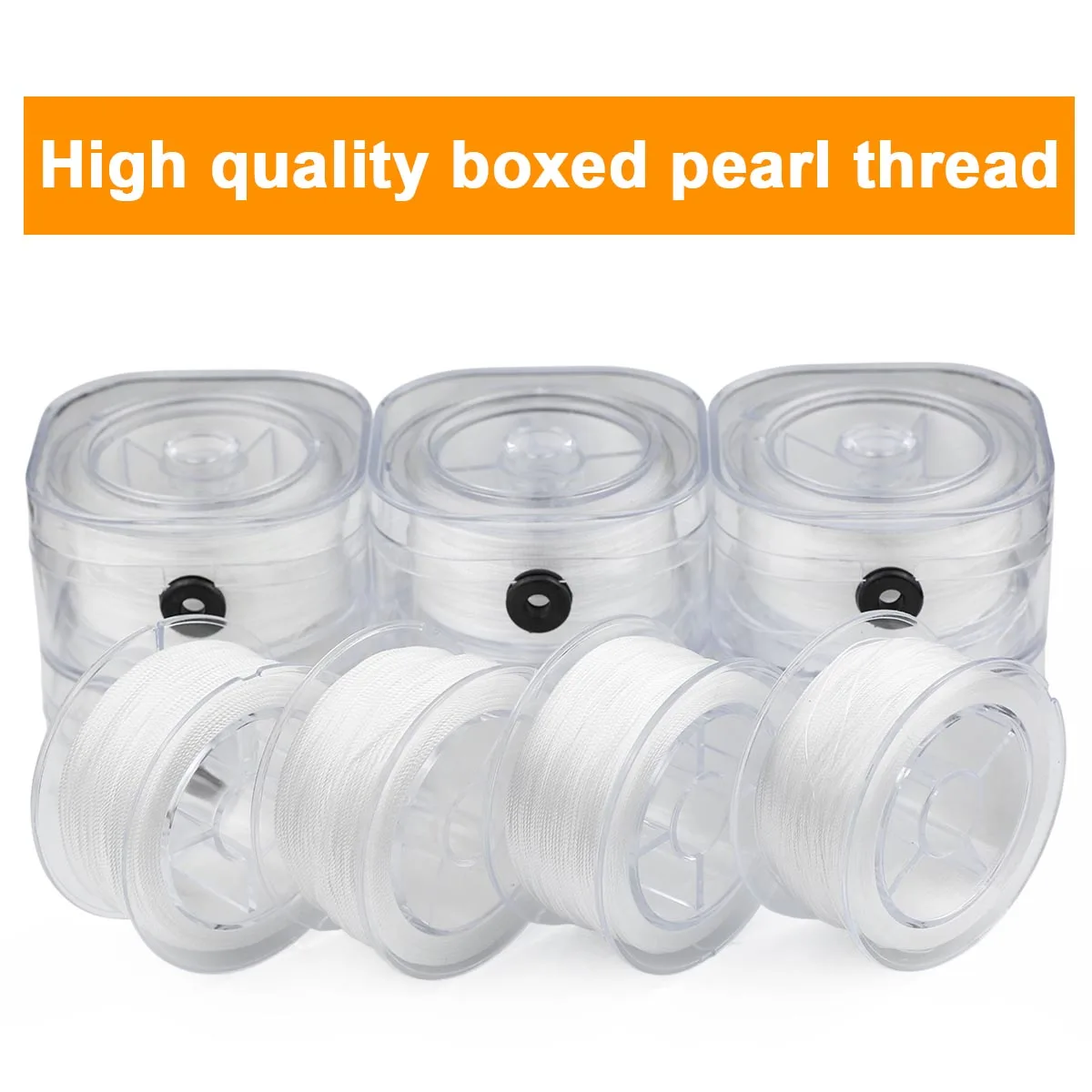 0.2/0.4/0.6/0.8 مللي متر قوي مطاطا كريستال الديكور الحبل ل أساور تمتد الموضوع سلسلة قلادة DIY بها بنفسك صنع المجوهرات الحبل #1