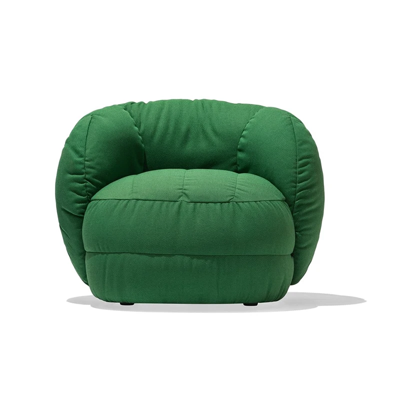 

YY Minimalist Green Couch Cotton Linen Fabric Soft Bag Living Room Leisure Chair